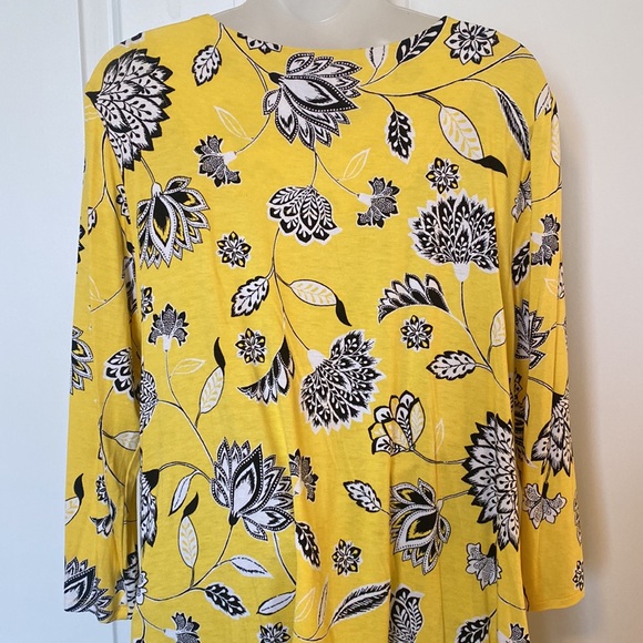 Ruby Rd Yellow Tunic - Picture 7 of 11